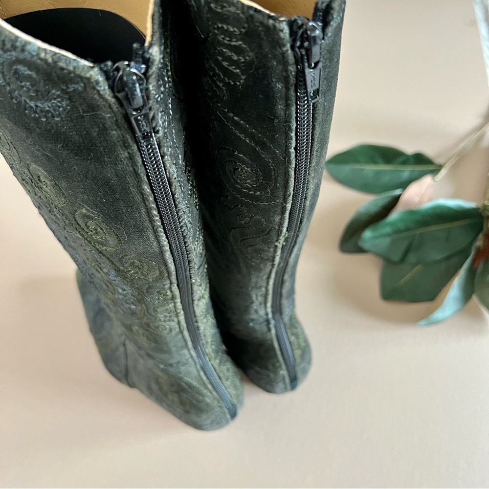 Artemis Design Co. Embroidered Heeled Boots - Picture 8 of 15